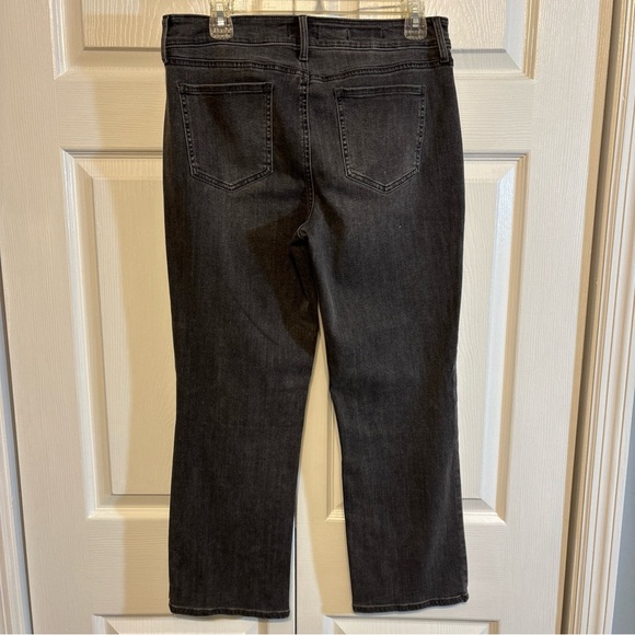 NYDJ Jeans Women's Size 10 Marilyn Straight Lift x Tuck Sure Stretch Black - Picture 4 of 9